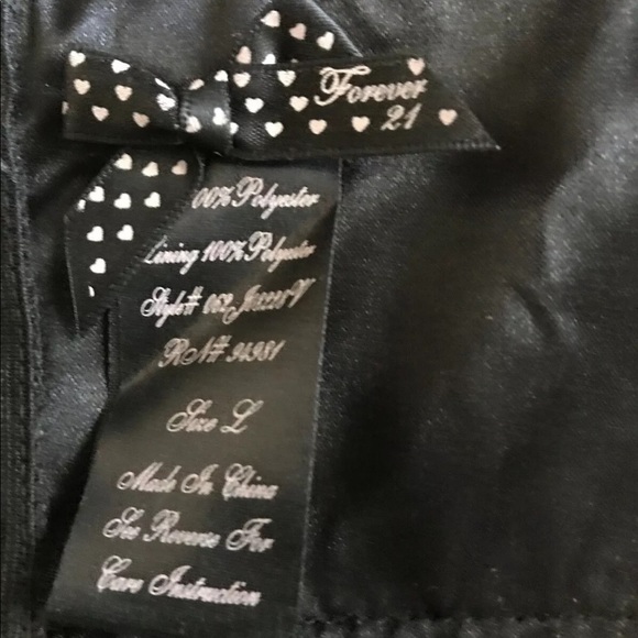 Women’s BLACK DRESS FOREVER 21 TINY STRAP  9 _#90 - Picture 4 of 7